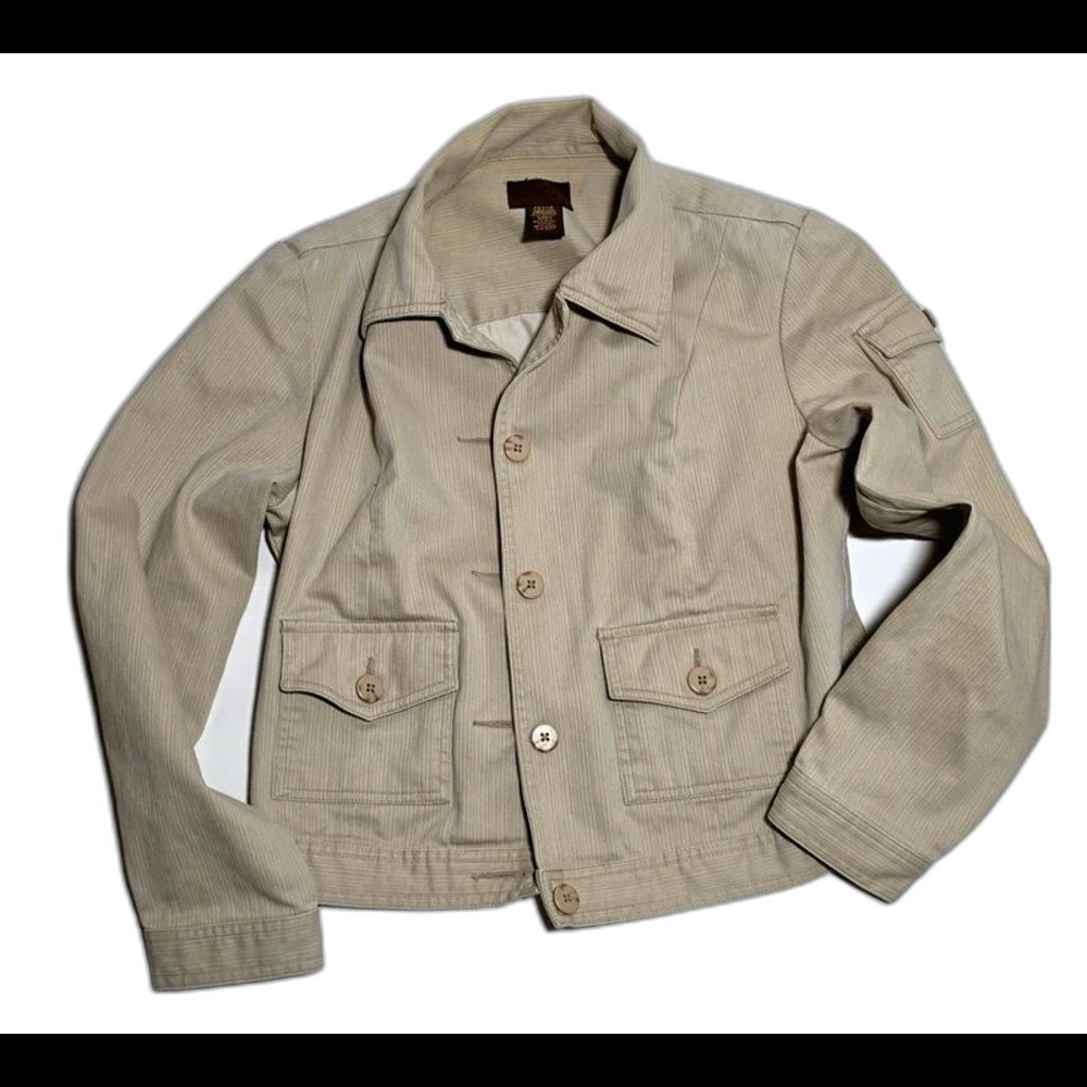 Y2K St John's Bay beige womens jacket PM